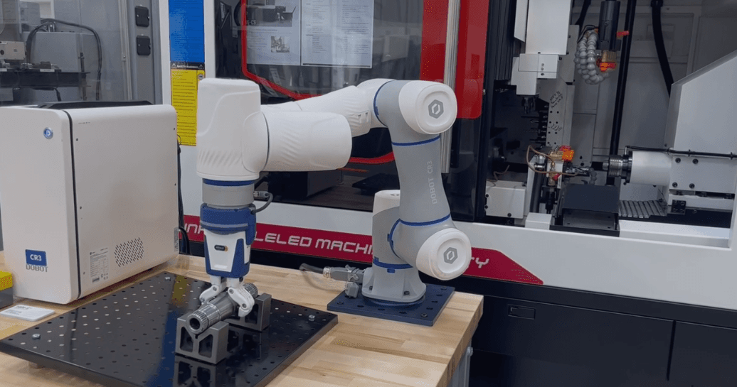 Automated Machine Tending with Dobot CR3