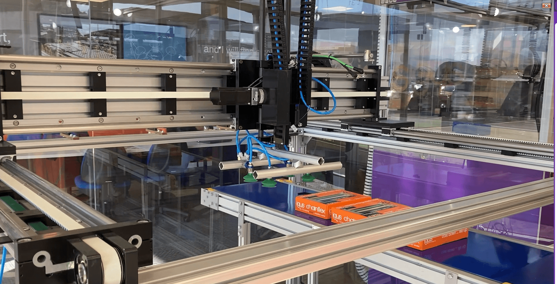 IGUS JOI | DLE-RG-004 | Palletizing with Igus Gantry