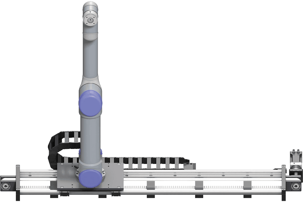 7th axis for Universal Robots up to 0,3 m/s